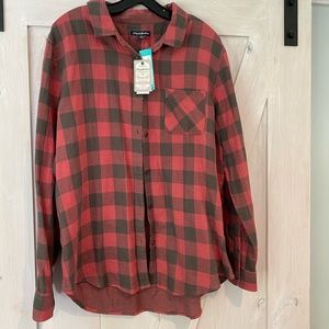 Plaid shirt, stitch fix brand, new with tags